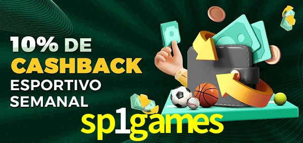 10% de bônus de cashback na sp1games
